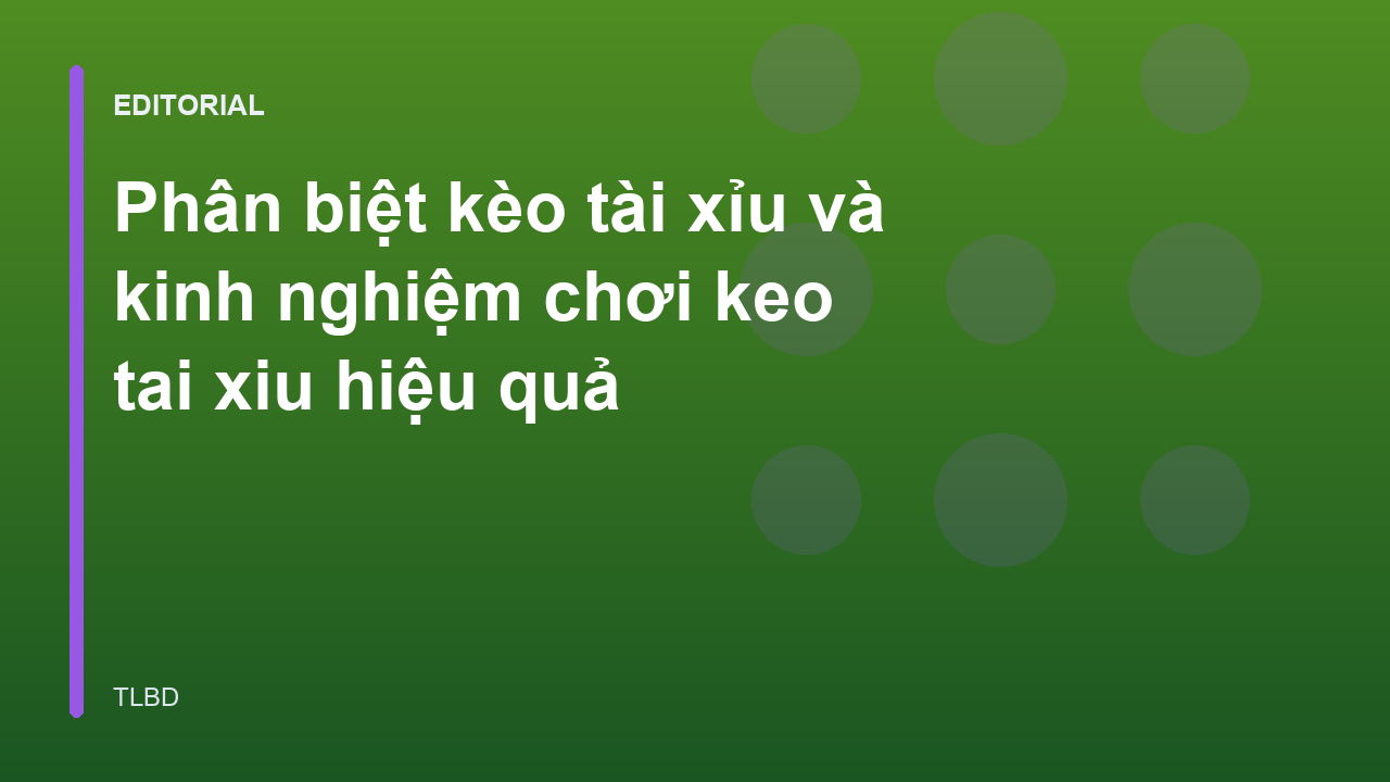 Minh họa về cách đọc kèo tài xỉu trong bóng đá